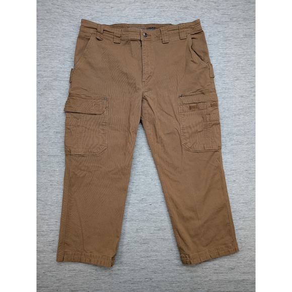 DuluthFlex Fire Hose Cargo Pants Relaxed Fit Work Utility‎ Brown 40x27 - Picture 1 of 9